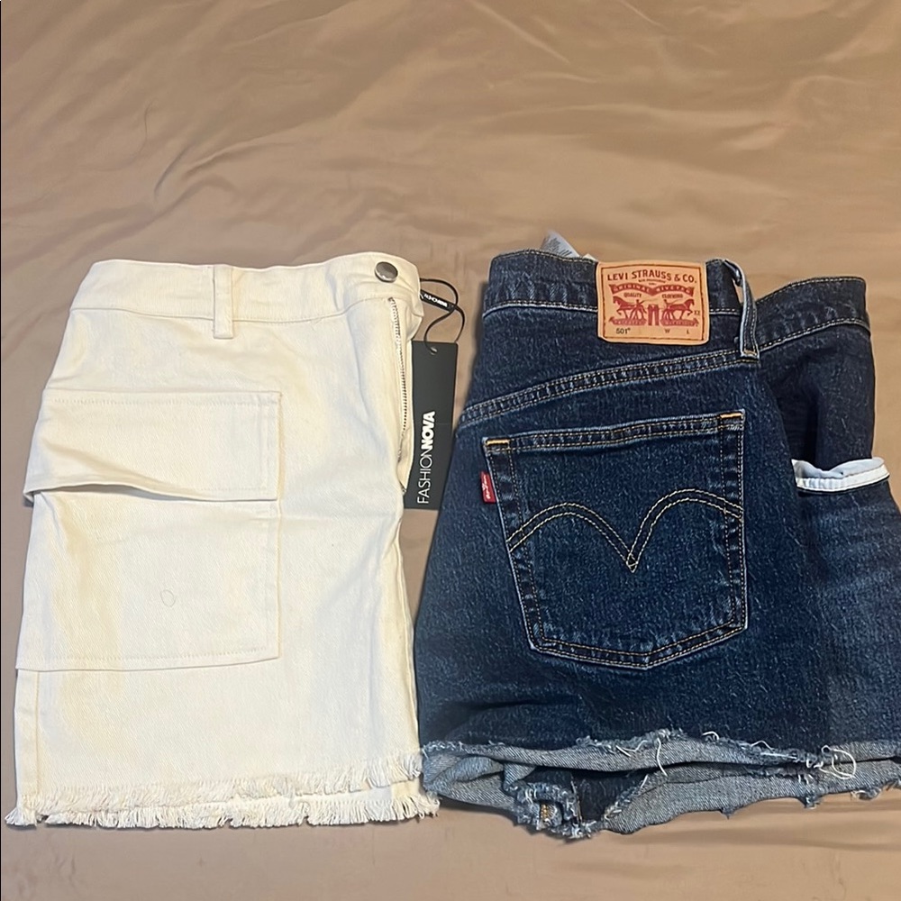 Levi's Blue Jean Shorts